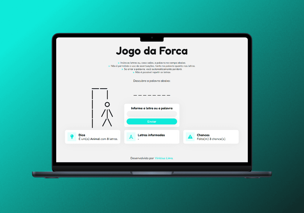 Jogo da Forca - Jogo